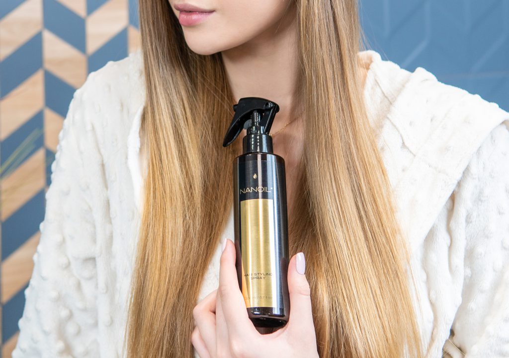 hair styling spray nanoil